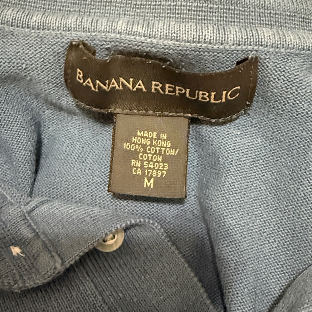 Banana Republic 100% Cotton Polo Top - Picture 13 of 16